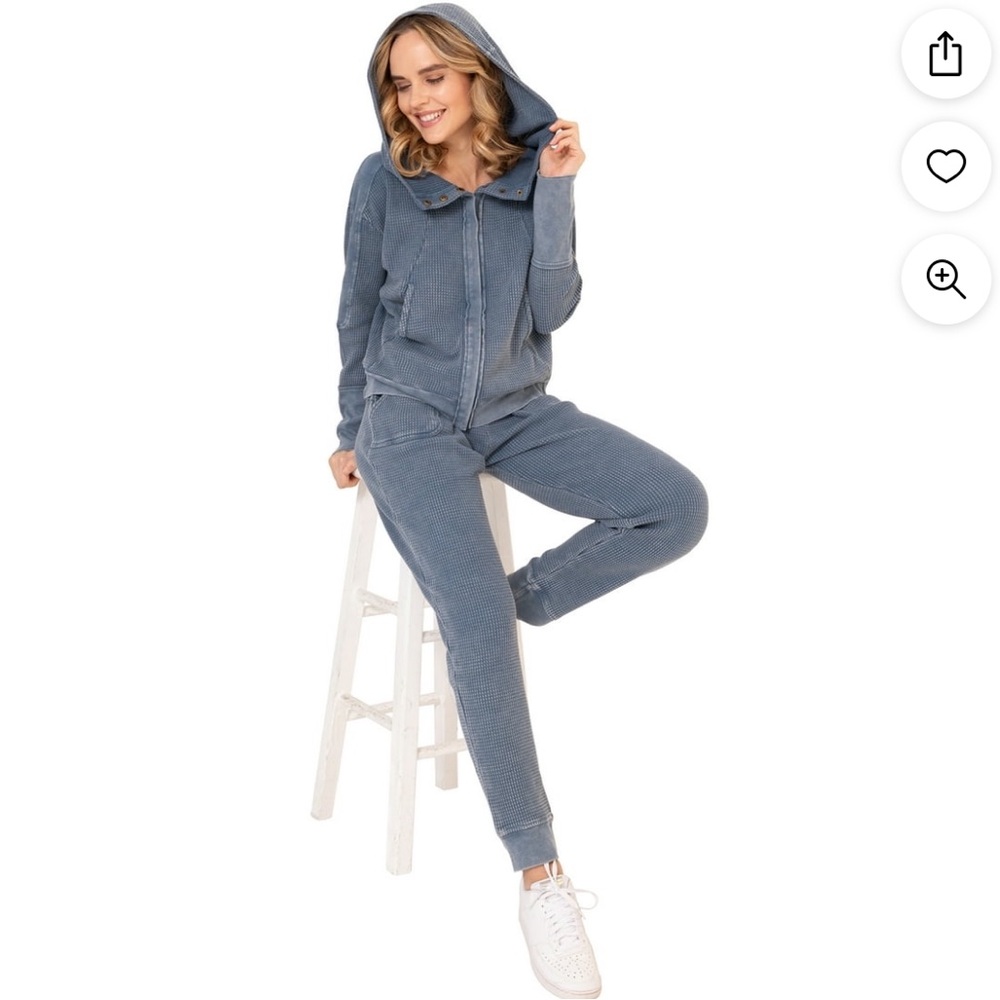 Thermal hoodie and pant set
